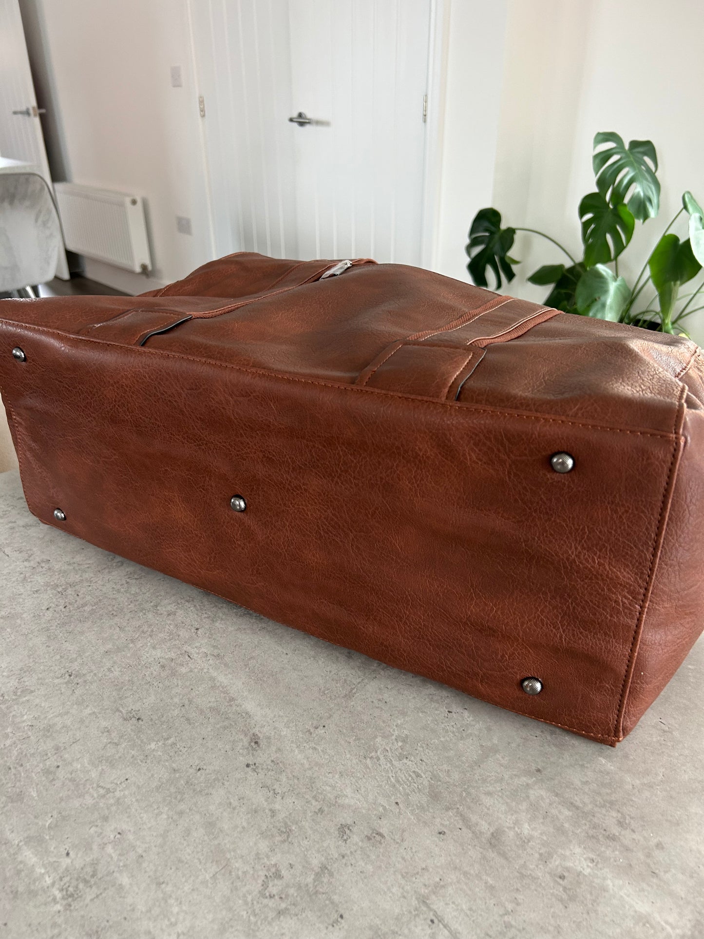 Brooklyn Large Soft Leather-Look Holdall