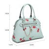 Cherry - Faux Leather Large Handbag