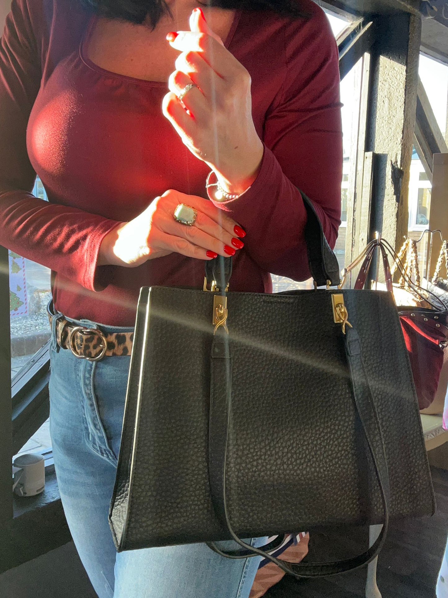 Heidi - Soft Faux Leather Shoulder Bag