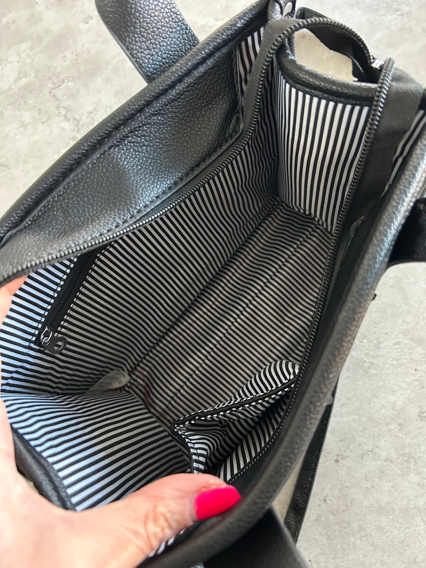 Roxy - Black Medium Sparkly Tote Bag