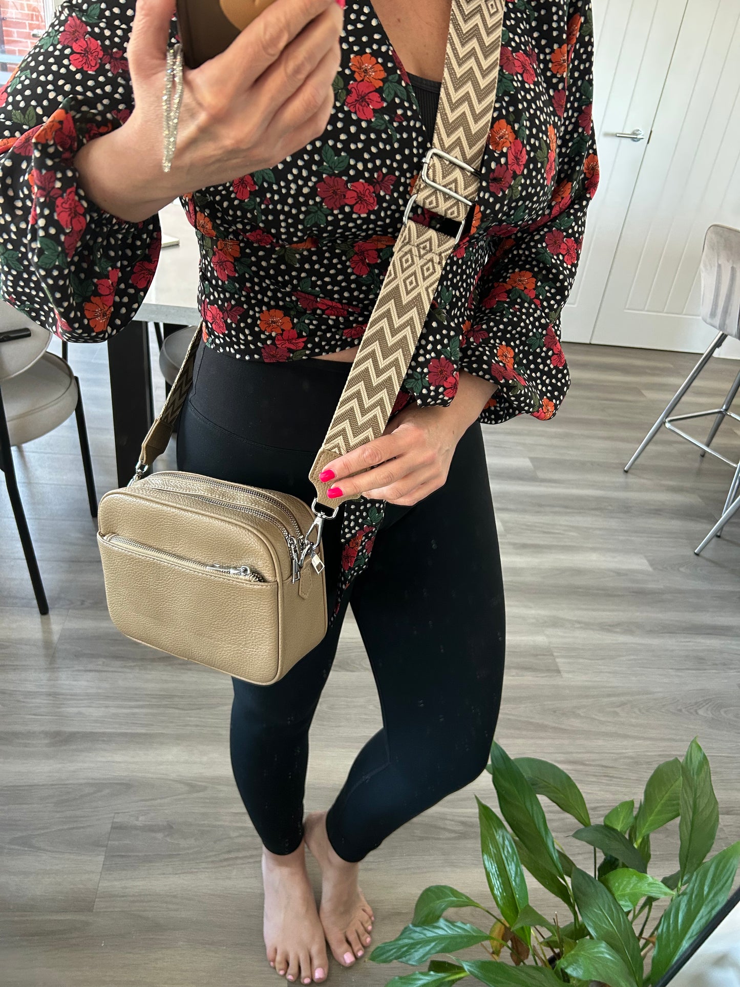 Anita - Aztec strap crossbody bag