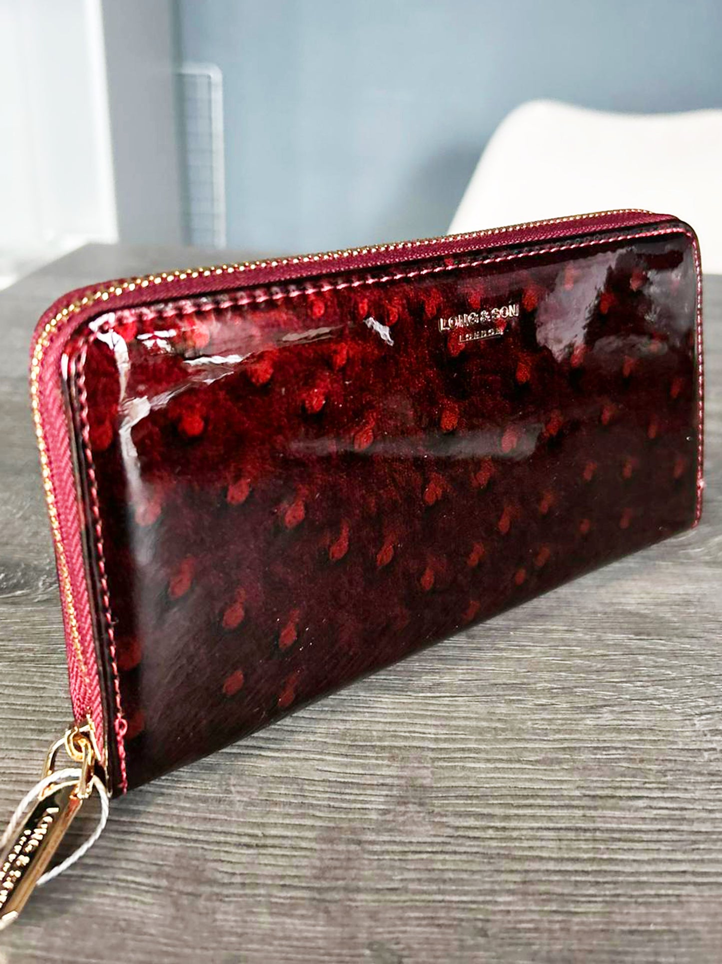 LeQueen - High Shine PVC Slim Purse