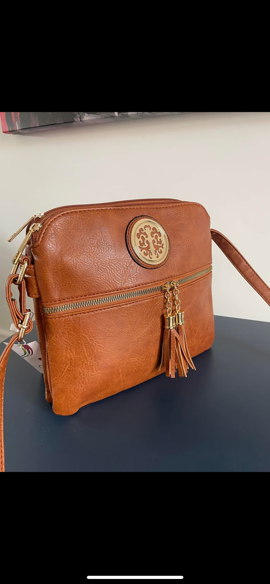 Annie - tan Slim Crossbody bag