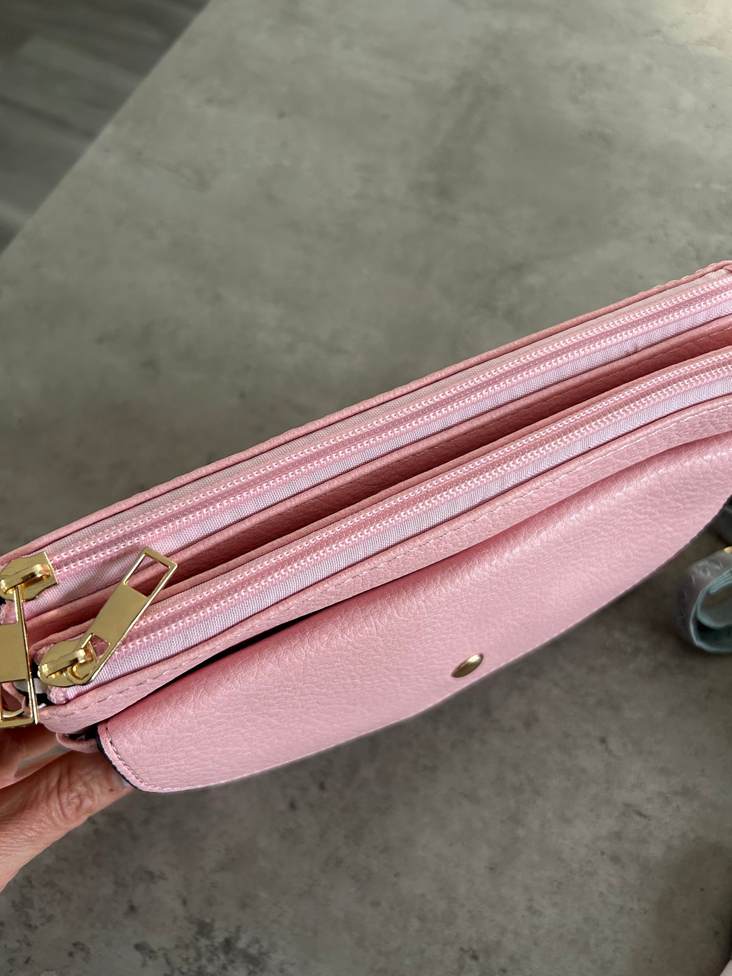 Jo-Jo - Leather-look clutch/crossbody bag