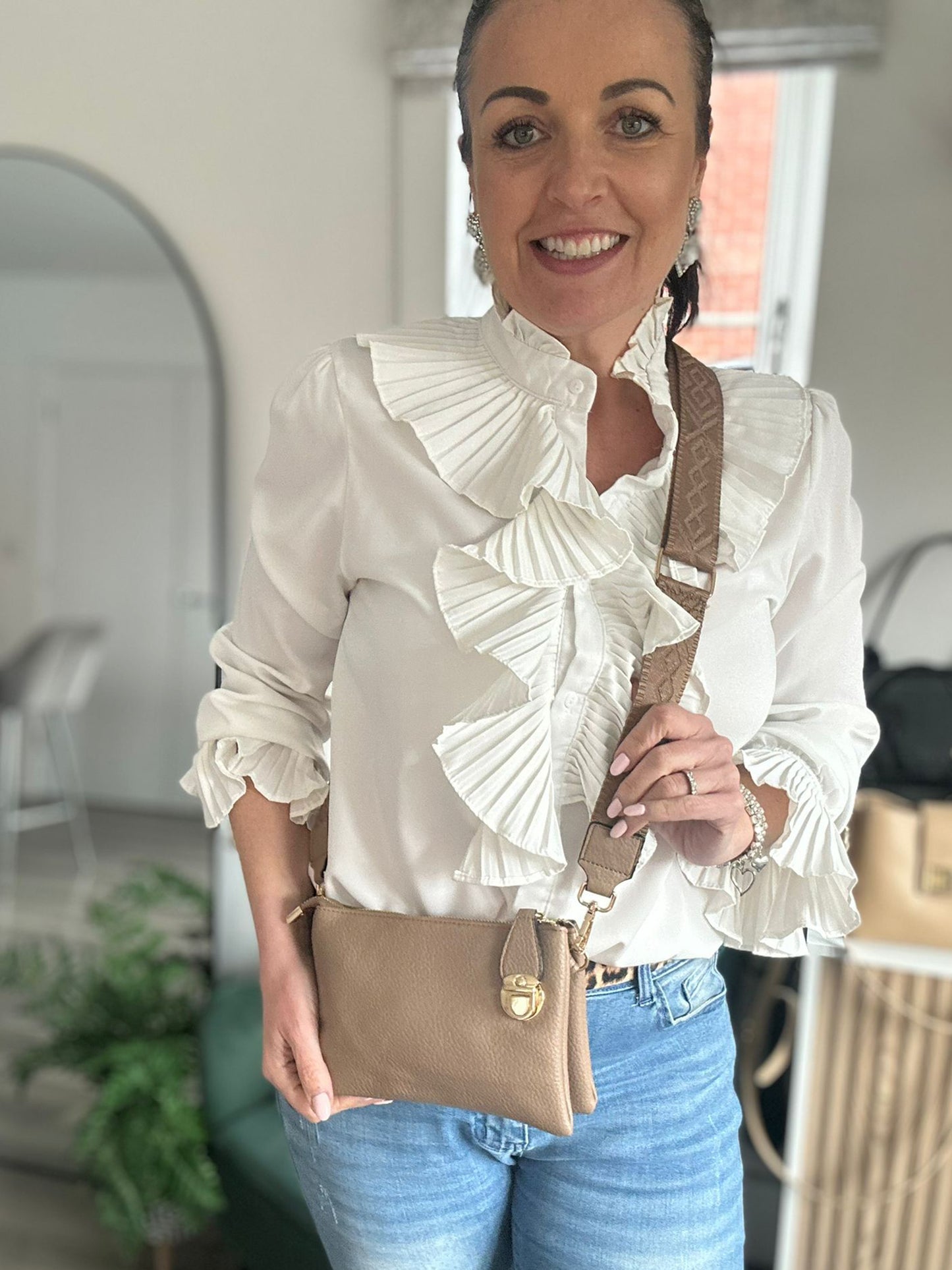 Amy - Soft Small Clutch / Crossbody Bag
