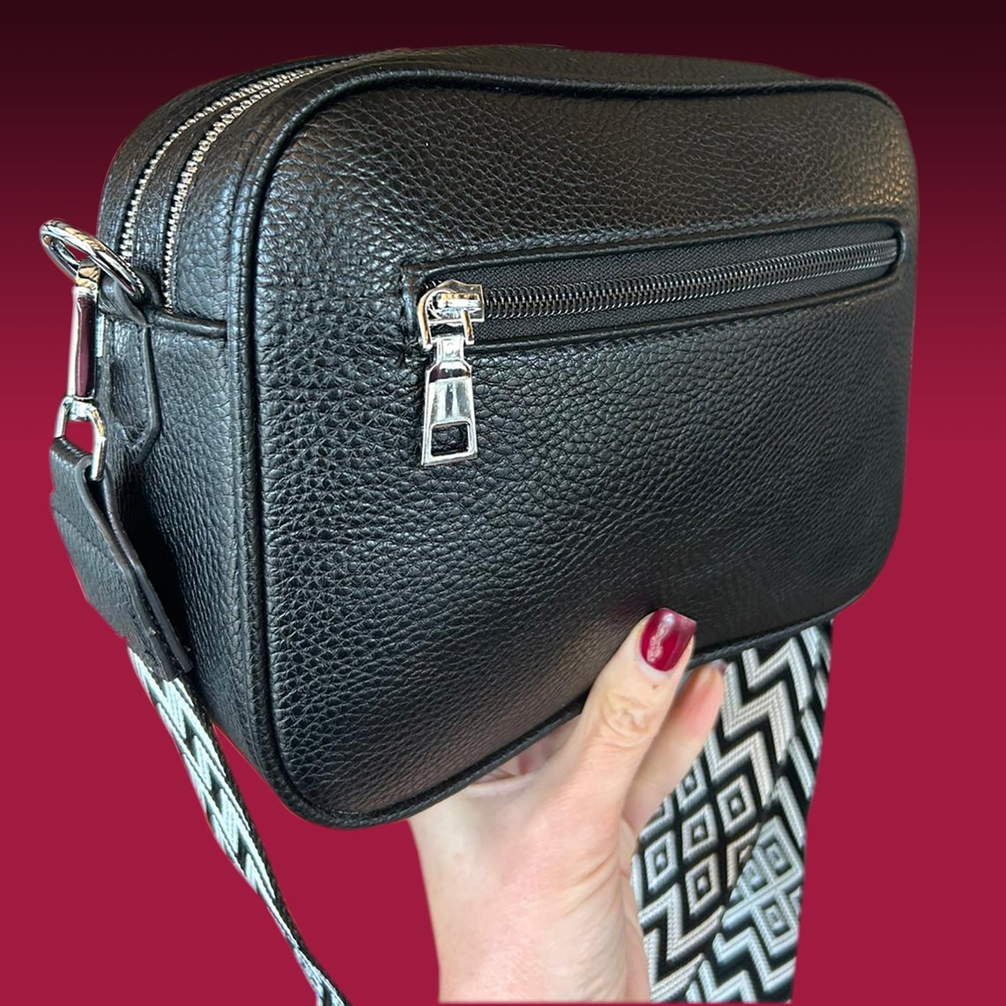 Anita - Aztec strap crossbody bag