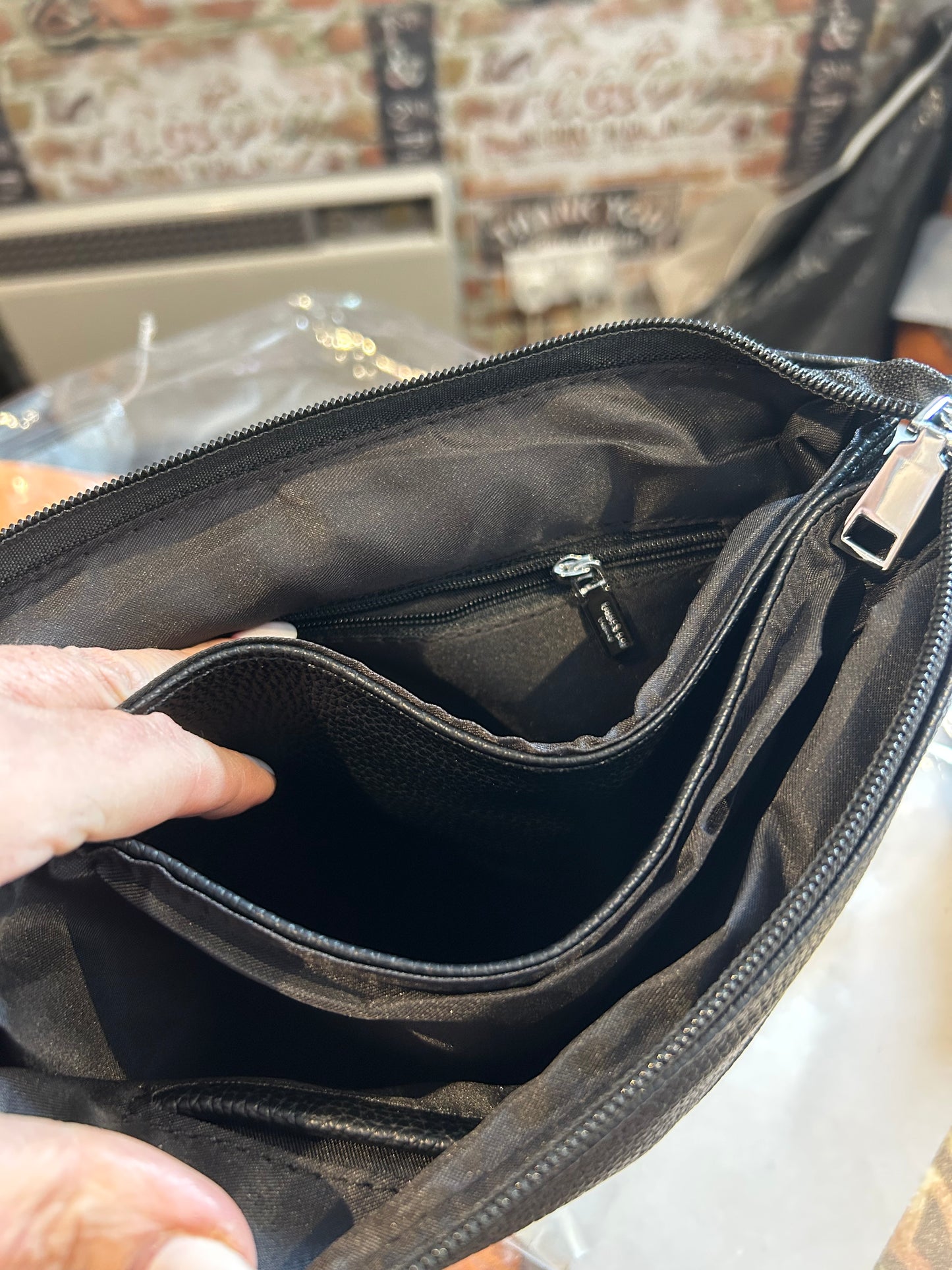 Candi - Blue crossbody flap-over bag