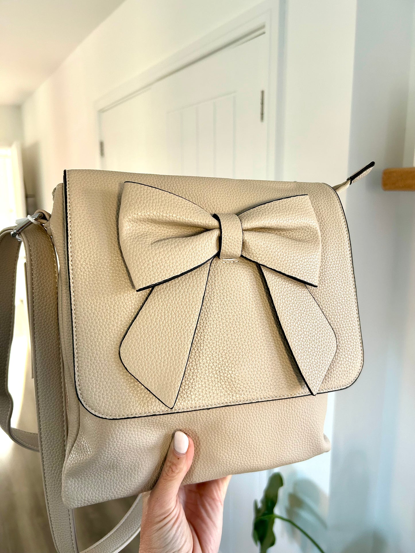 Candi - Blue crossbody flap-over bag