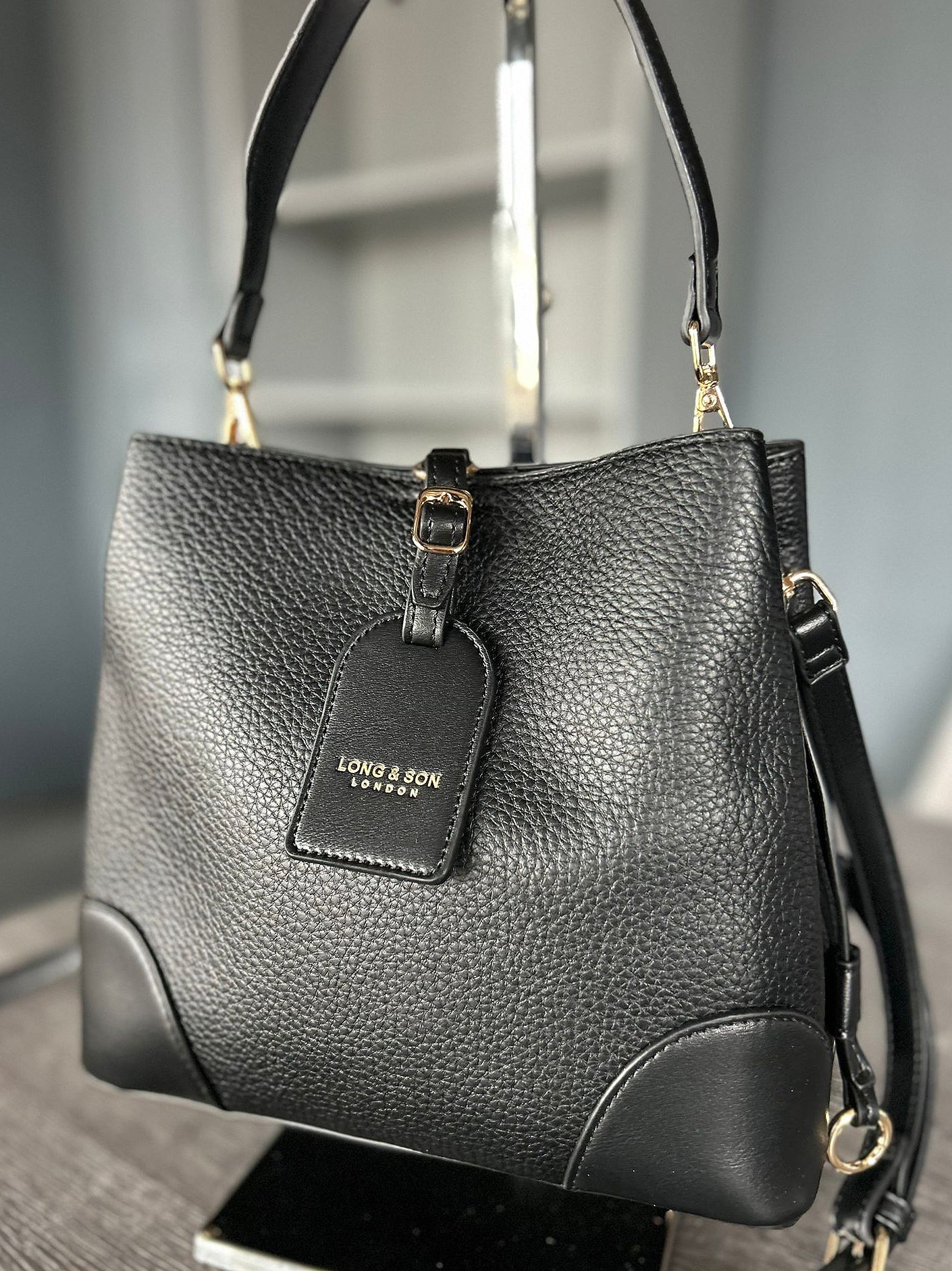Caitlin - Faux leather crossbody bag