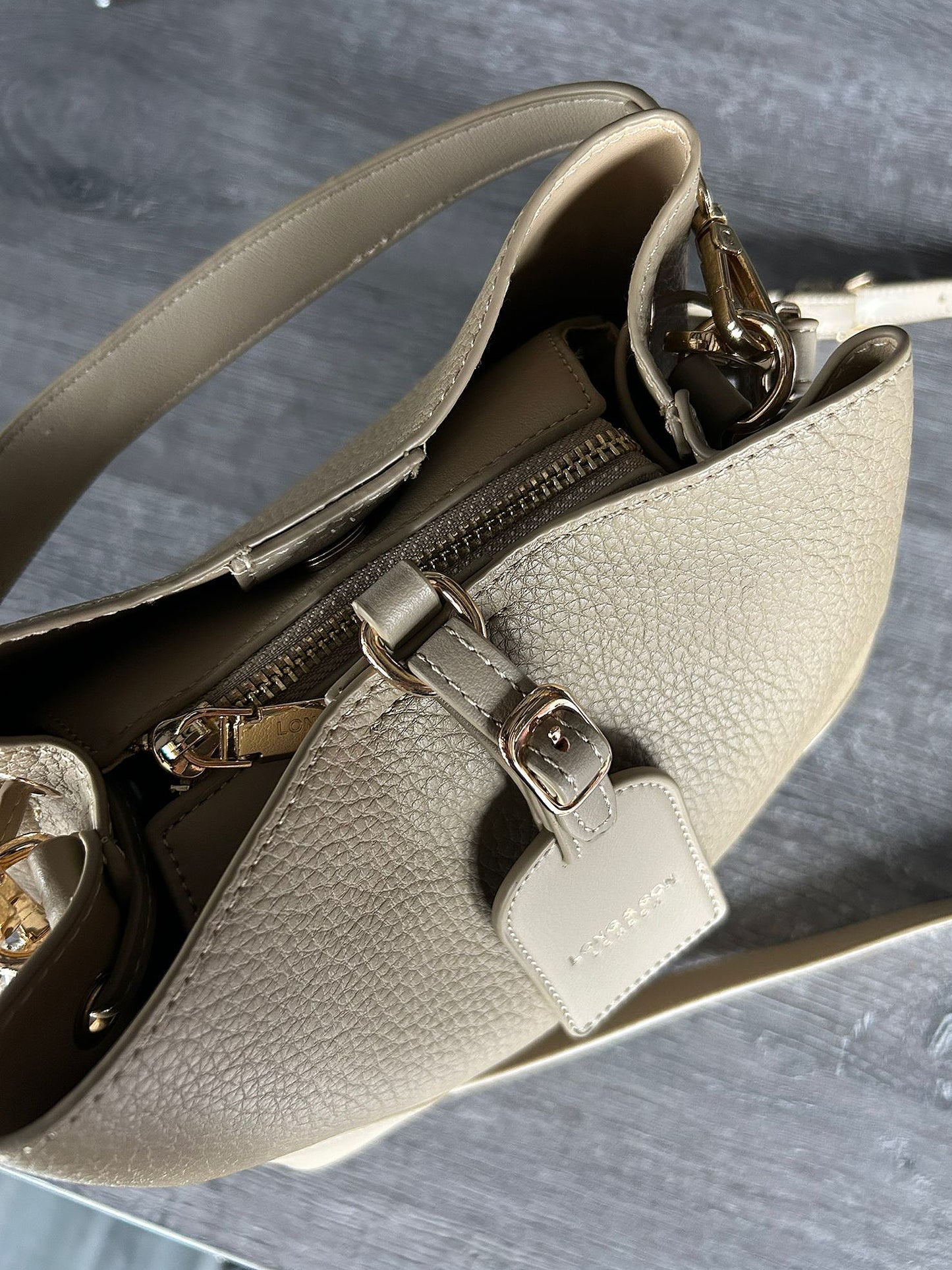 Caitlin - Faux leather crossbody bag