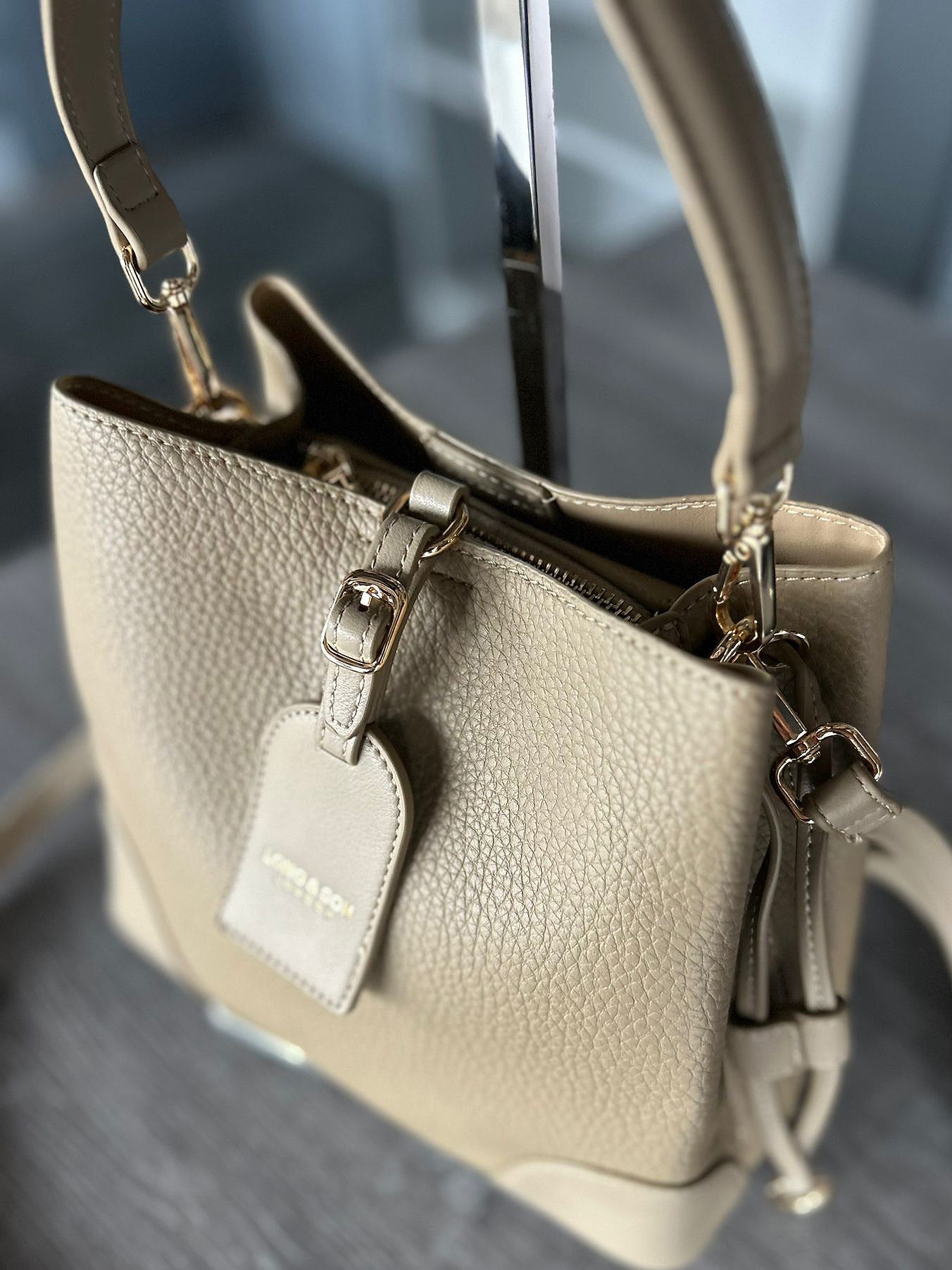 Caitlin - Faux leather crossbody bag