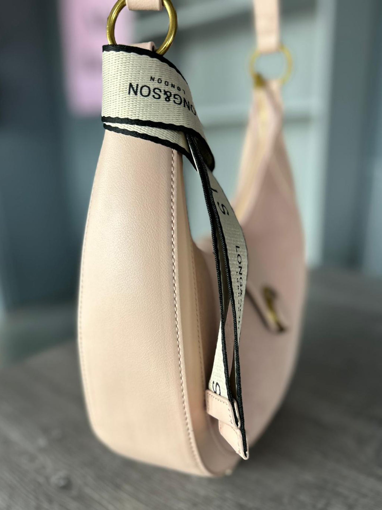 Carrie - Faux Leather and Suede Shoulder Bag