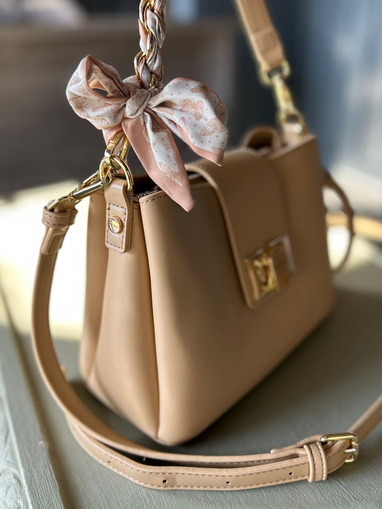 Catherine - Small Faux Leather Shoulder Bag