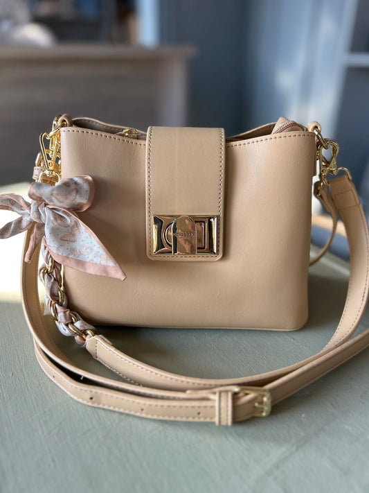 Catherine - Small Faux Leather Shoulder Bag