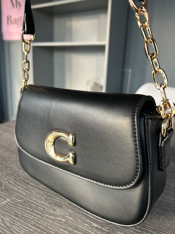 Clara - Faux Leather Crossbody / Shoulder Bag