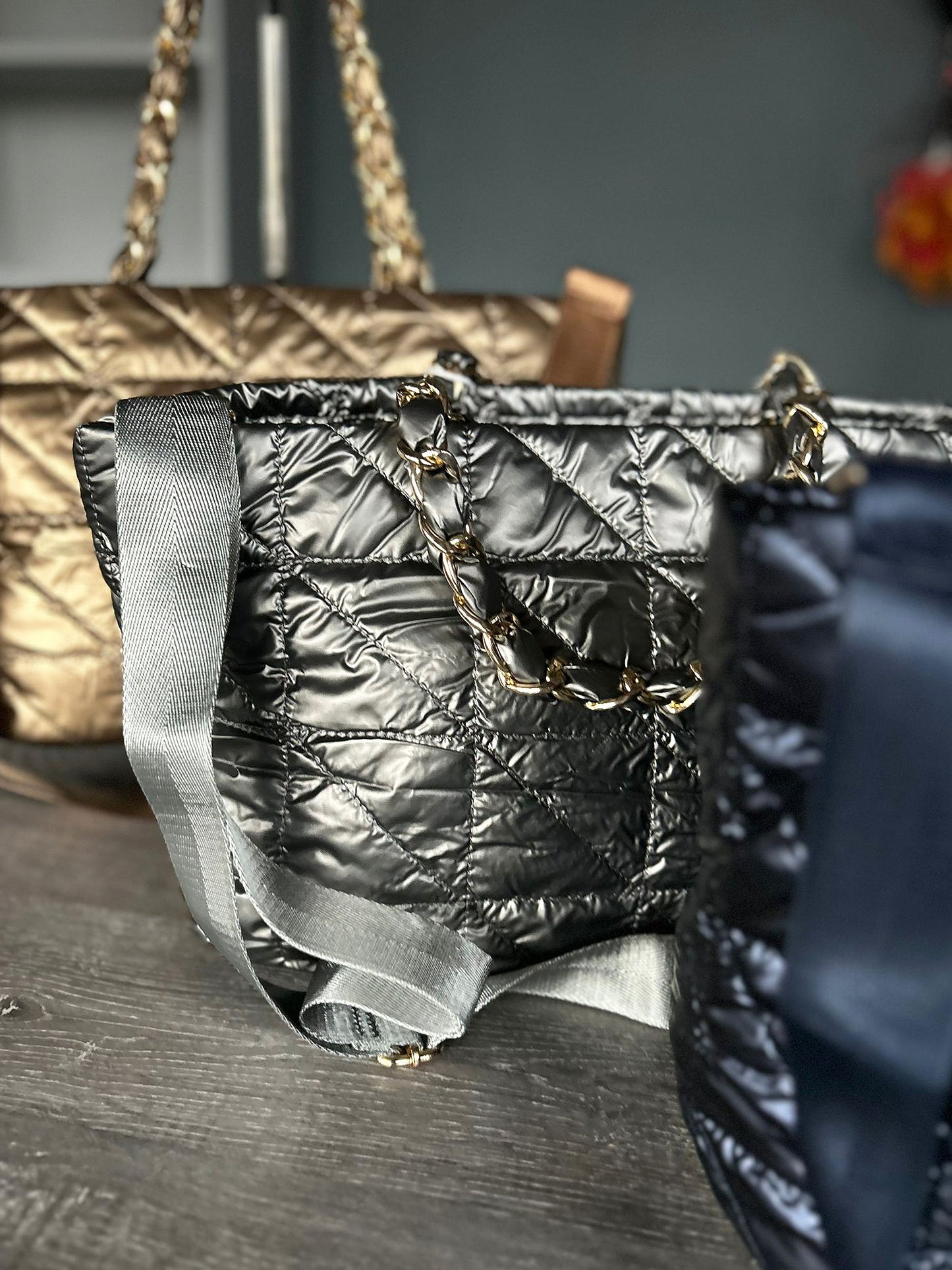 Coco - Large quilted tote bag