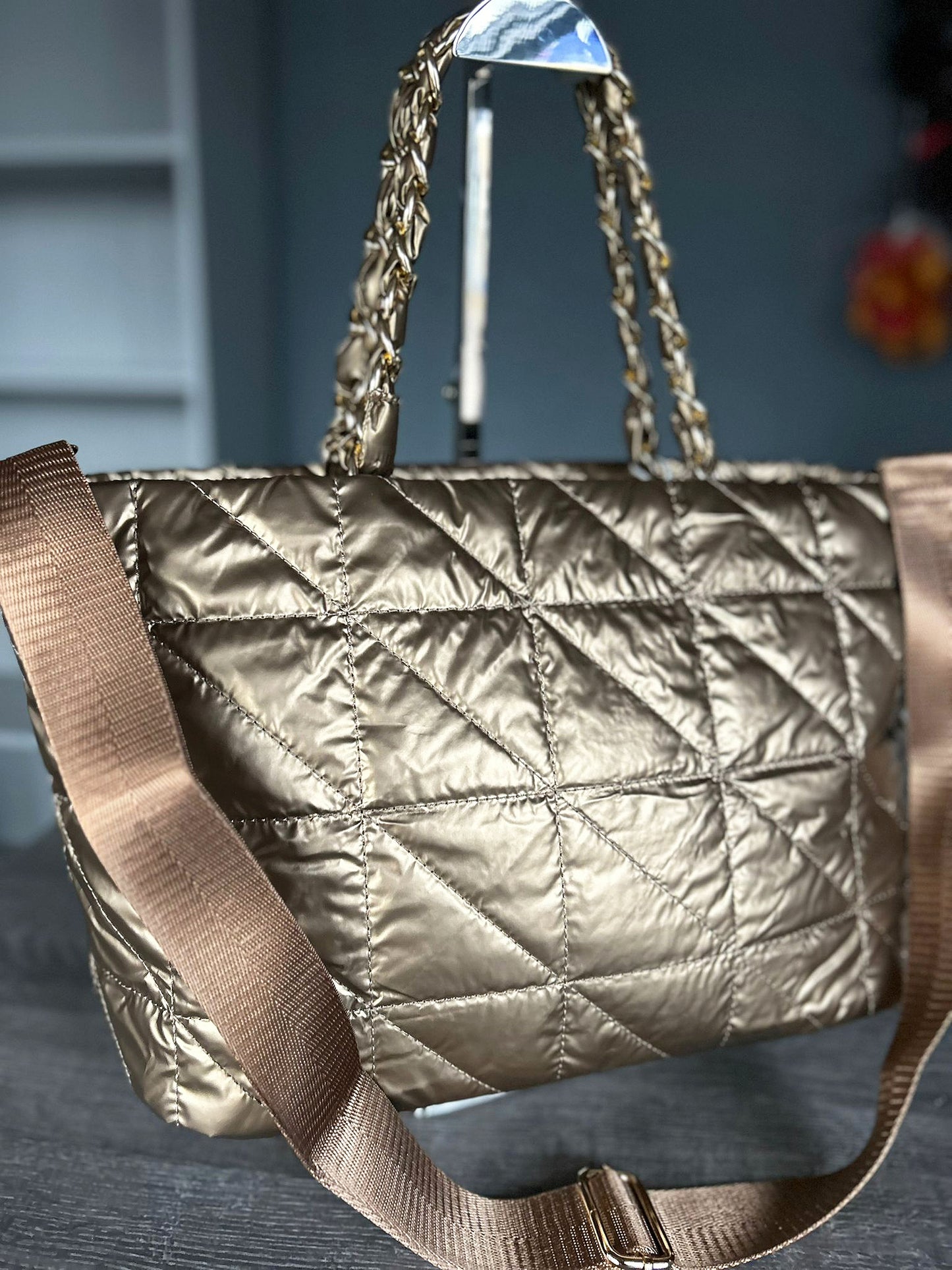 Coco - Large quilted tote bag