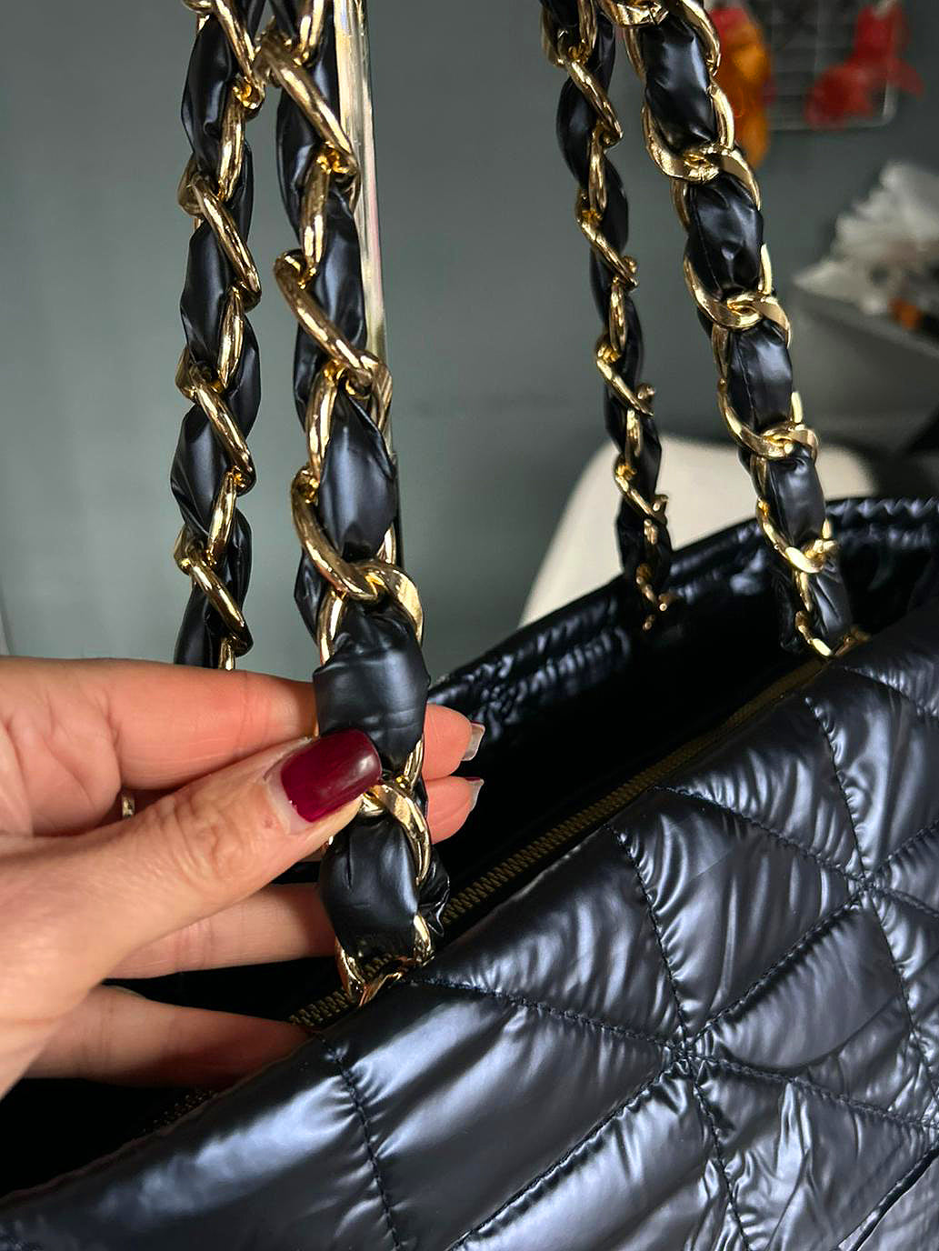 Coco - Large quilted tote bag