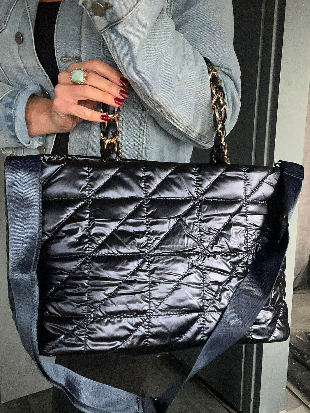 Coco - Large Quilted Tote Bag – Oh My Bag