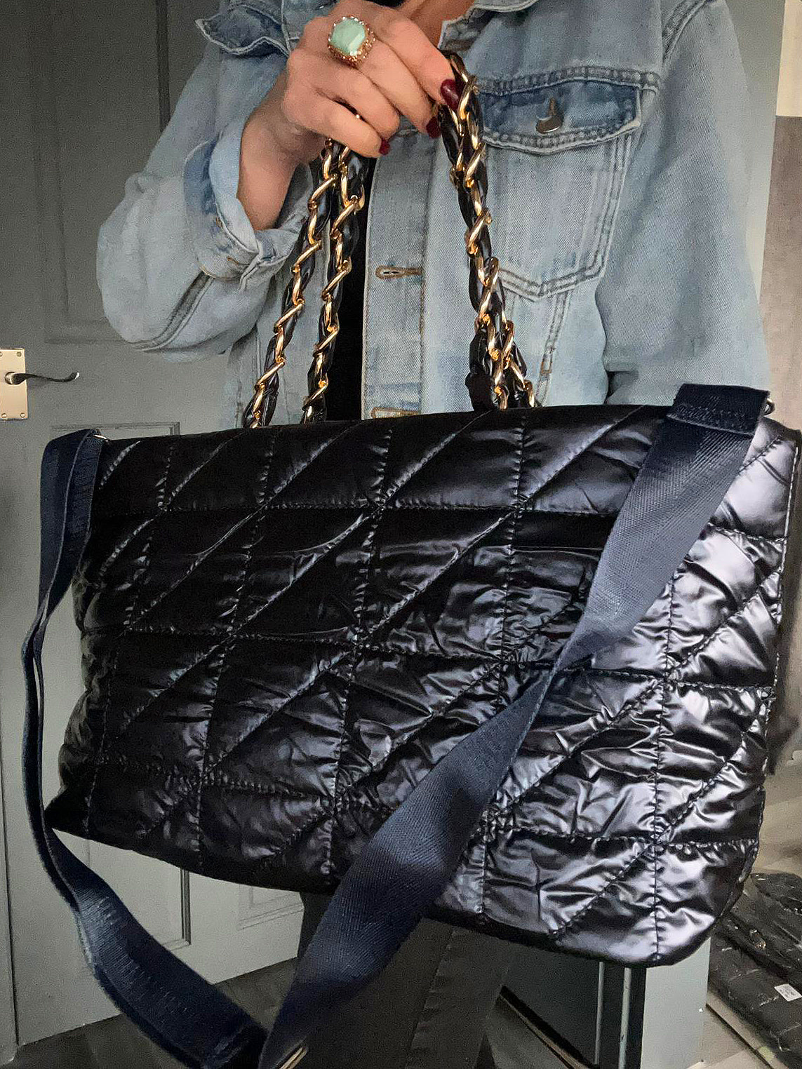 Coco - Large quilted tote bag