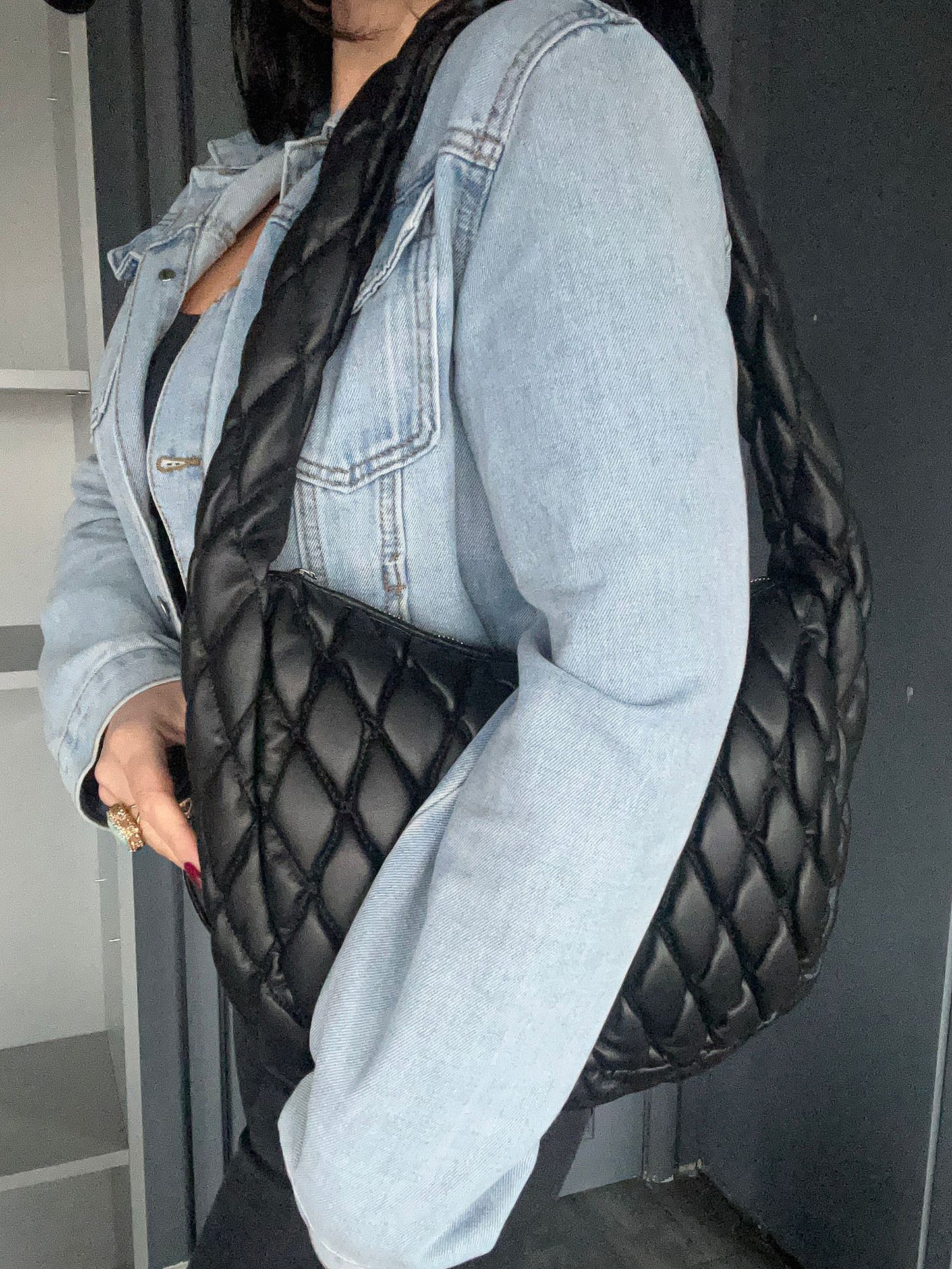Danni - Soft quilted shoulder bag