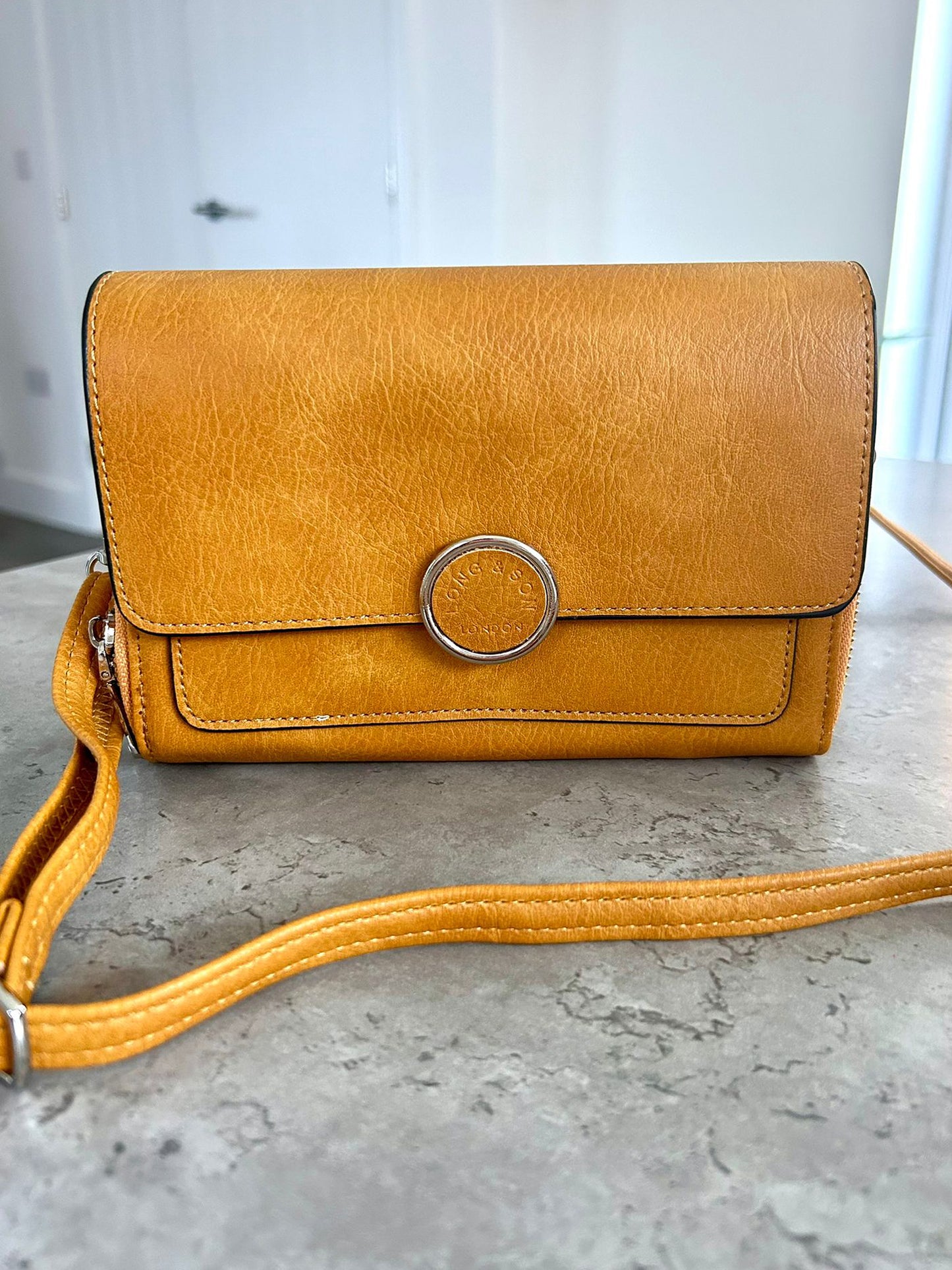 Dorothy - Small Faux Leather Crossbody Organiser Bag