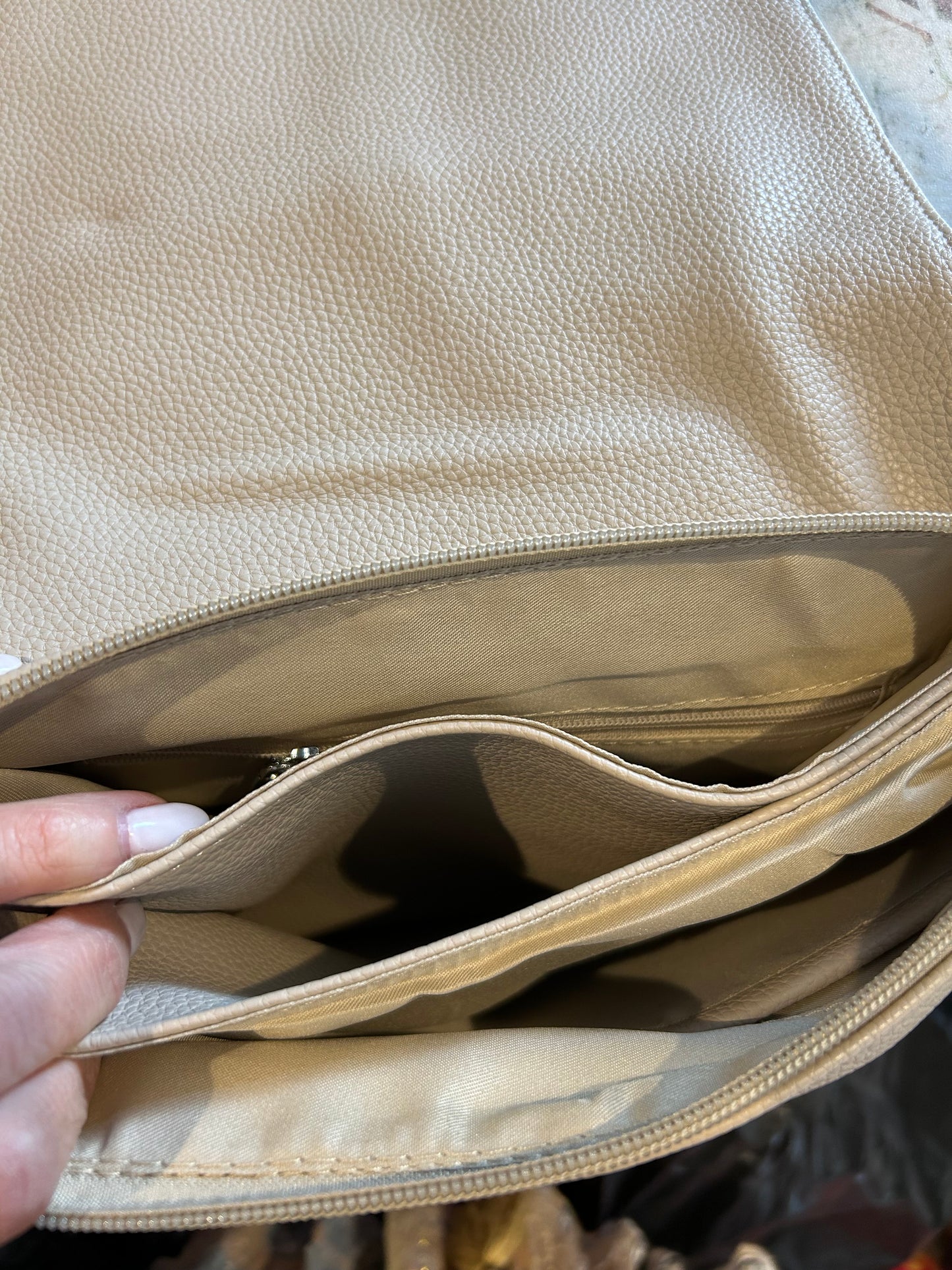 Candi - Blue crossbody flap-over bag