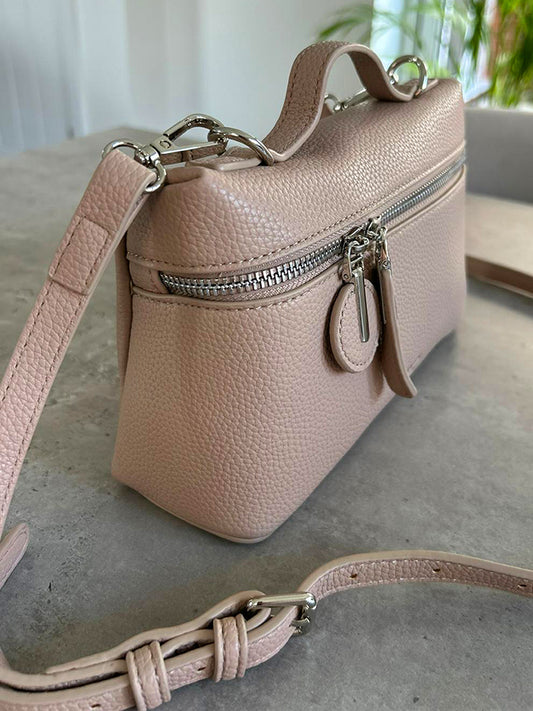 Edie - Faux Leather Vanity Handbag