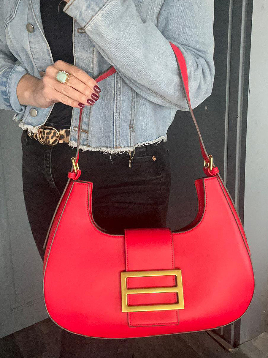 Farah - Shoulder bag with buckle