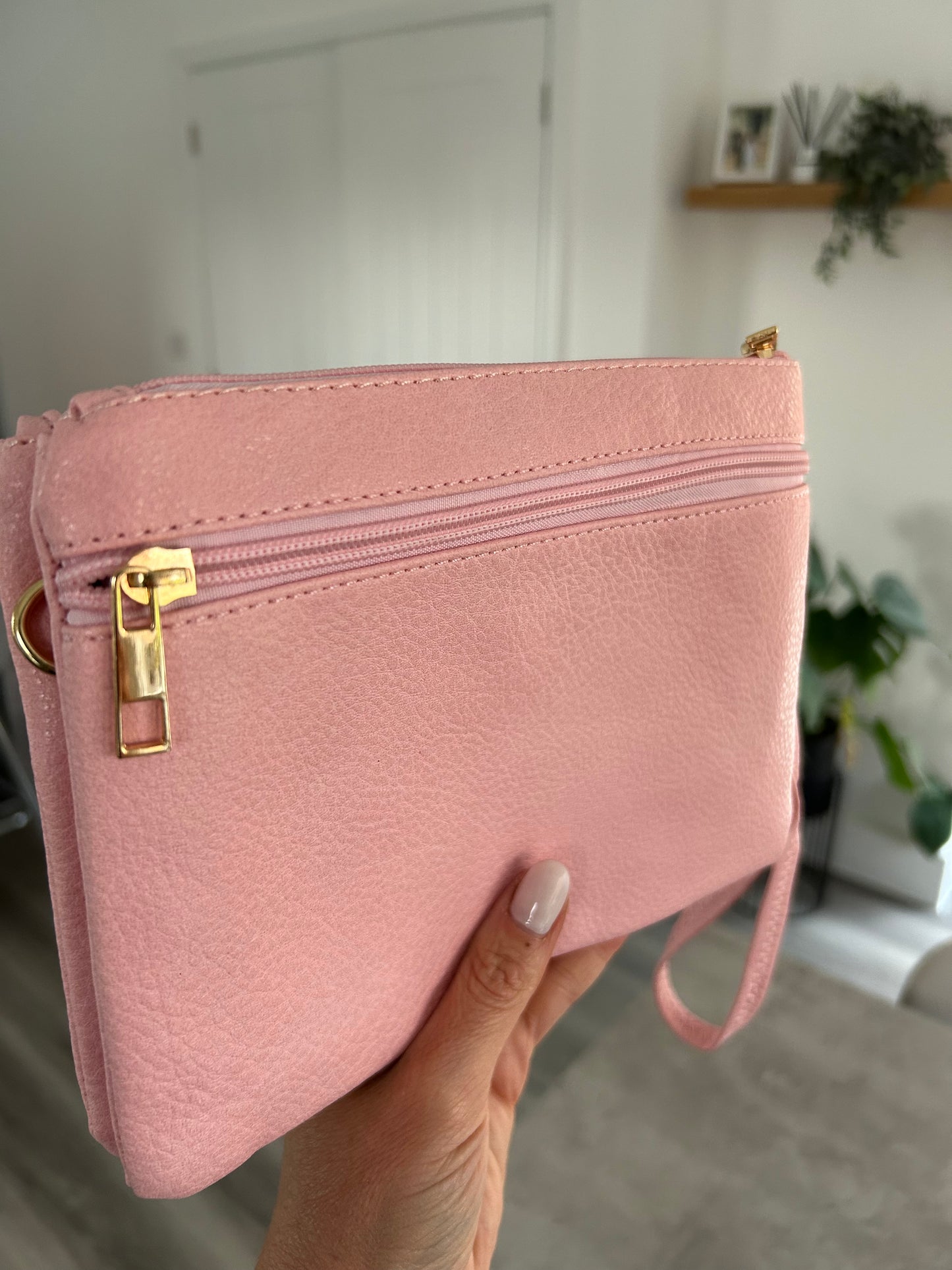 Jo-Jo - Leather-look clutch/crossbody bag