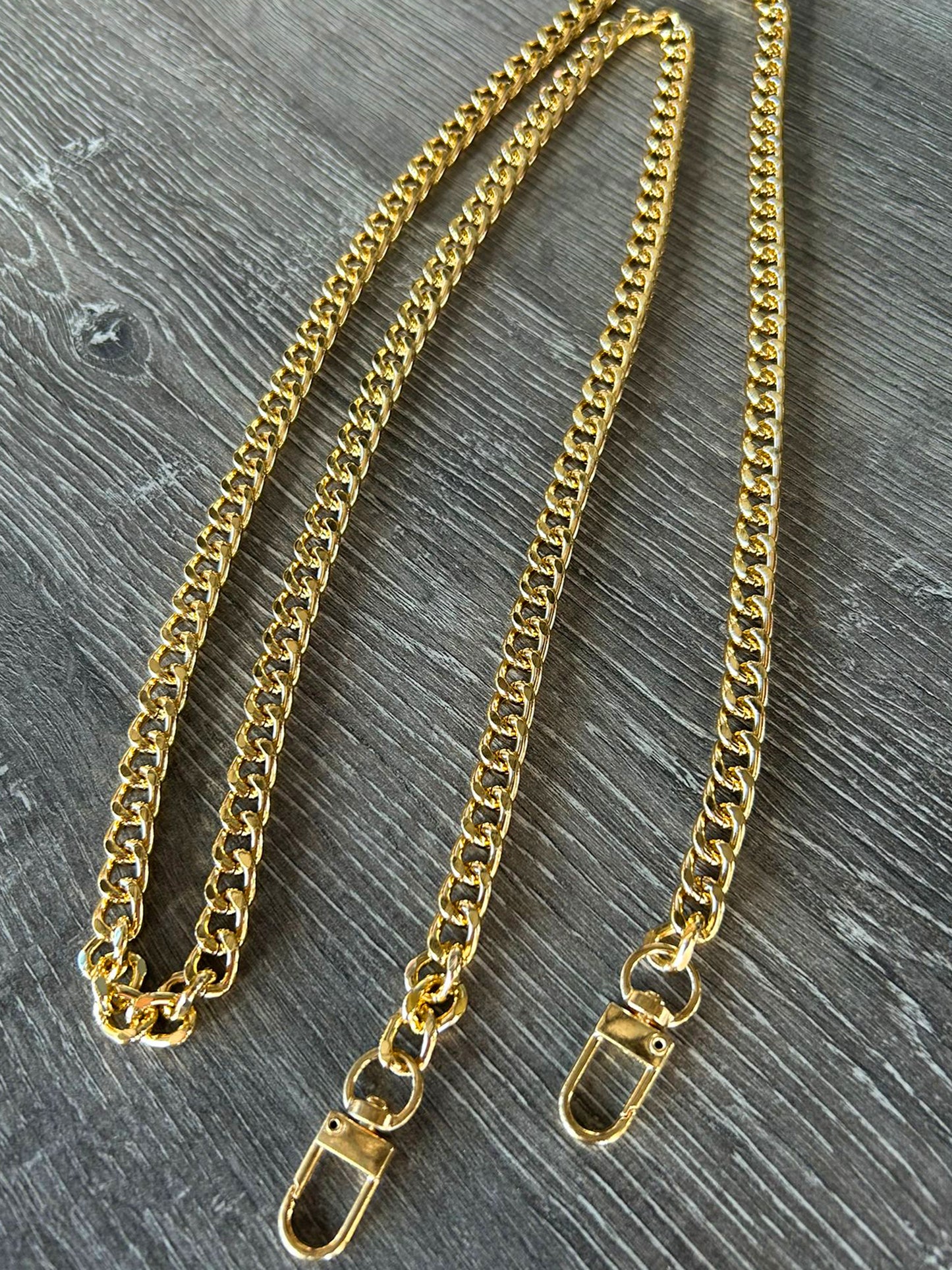 Silver / Gold Tone Chain Bag Strap