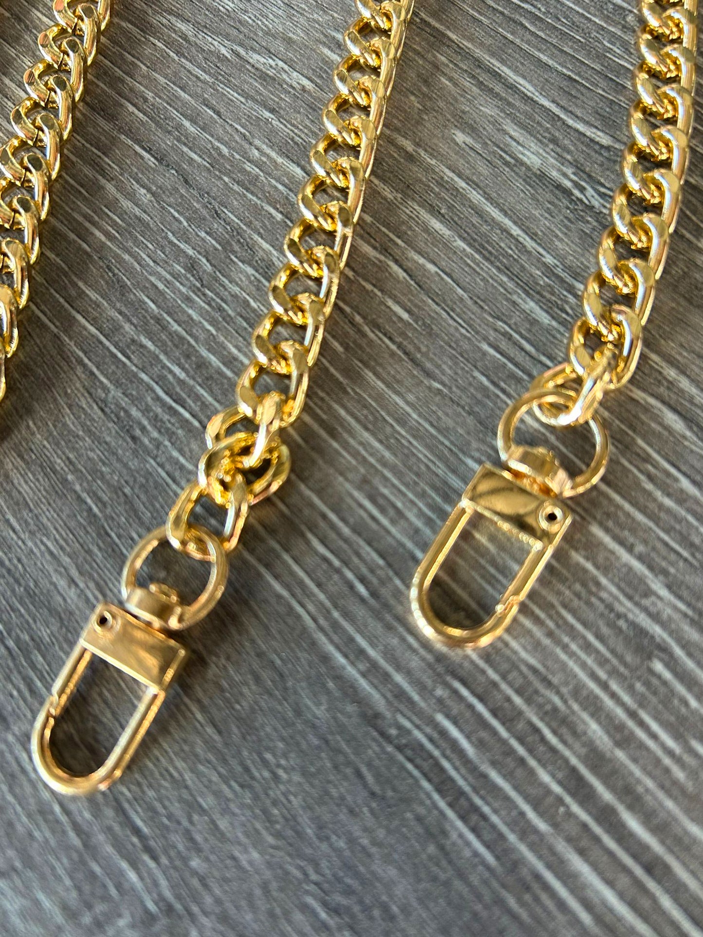 Silver / Gold Tone Chain Bag Strap