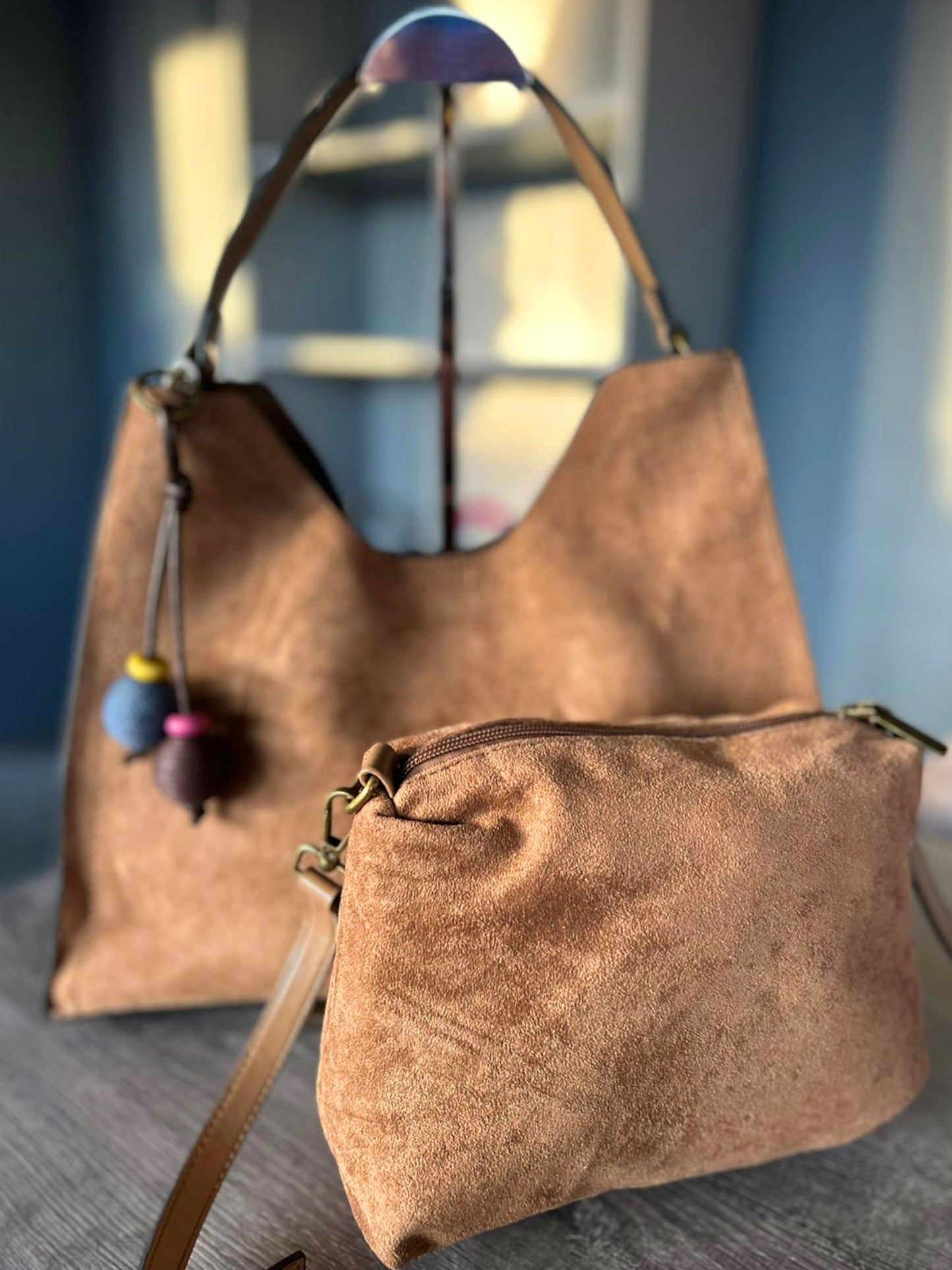 Harriott - Faux Suede 2 Bag Set