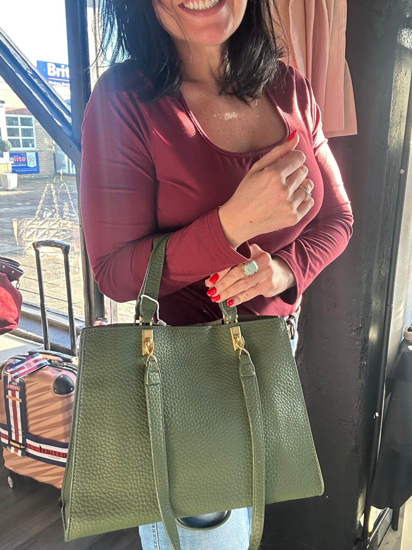 Heidi - Soft Faux Leather Shoulder Bag