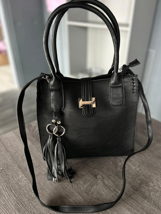 Helena - Faux Leather Shoulder / Crossbody Bag