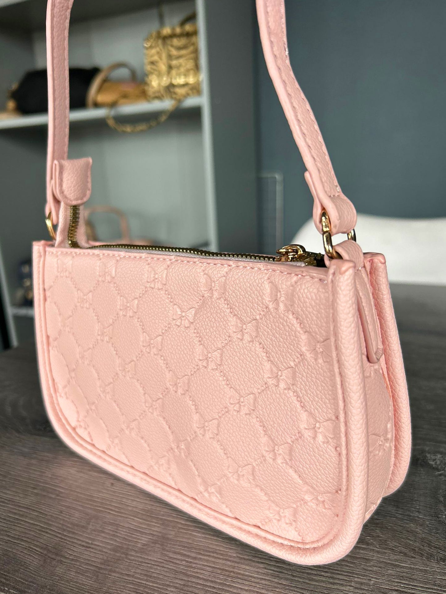 Holly - Small Faux Leather Shoulder Bag
