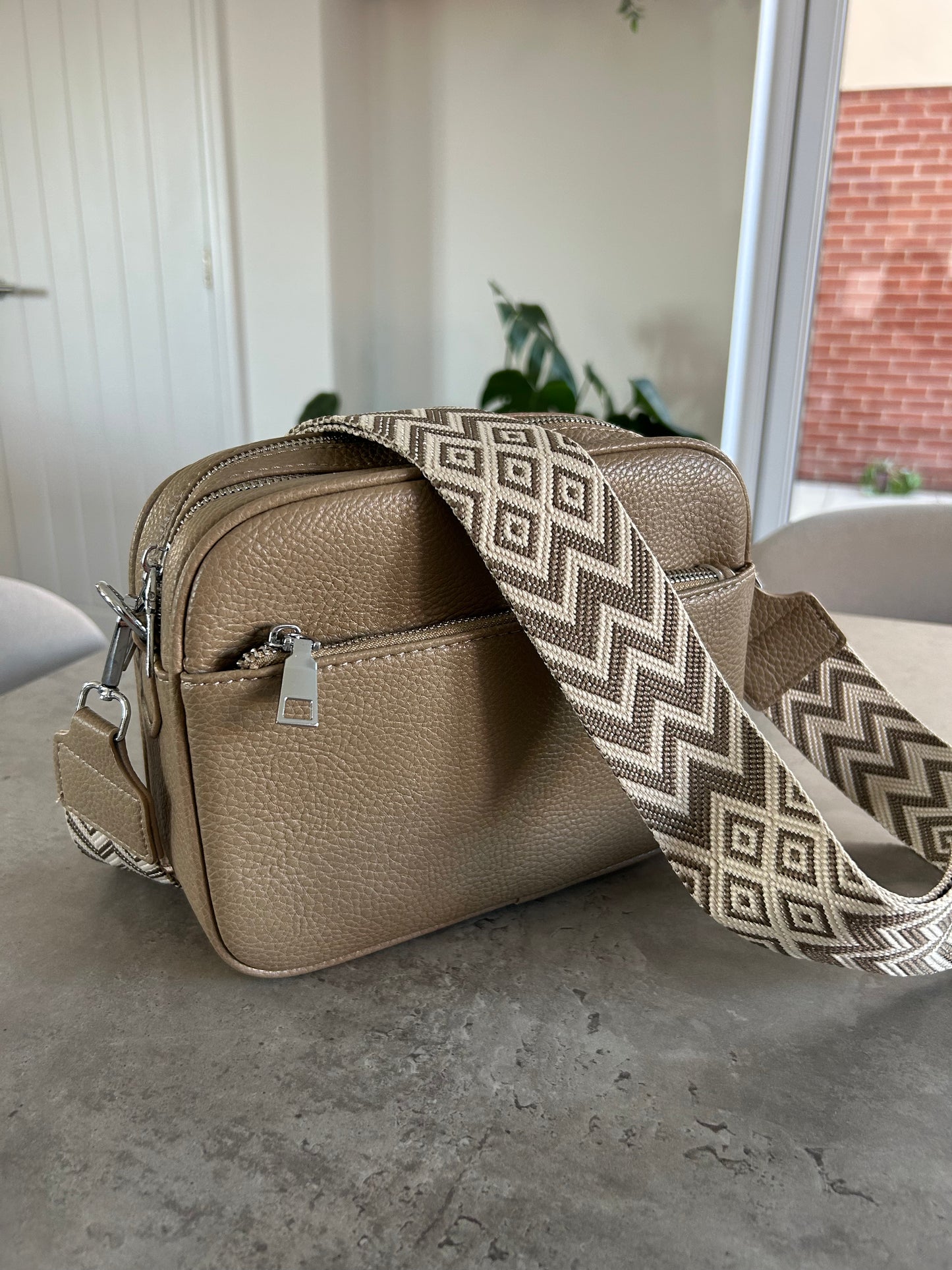 Anita - Aztec strap crossbody bag