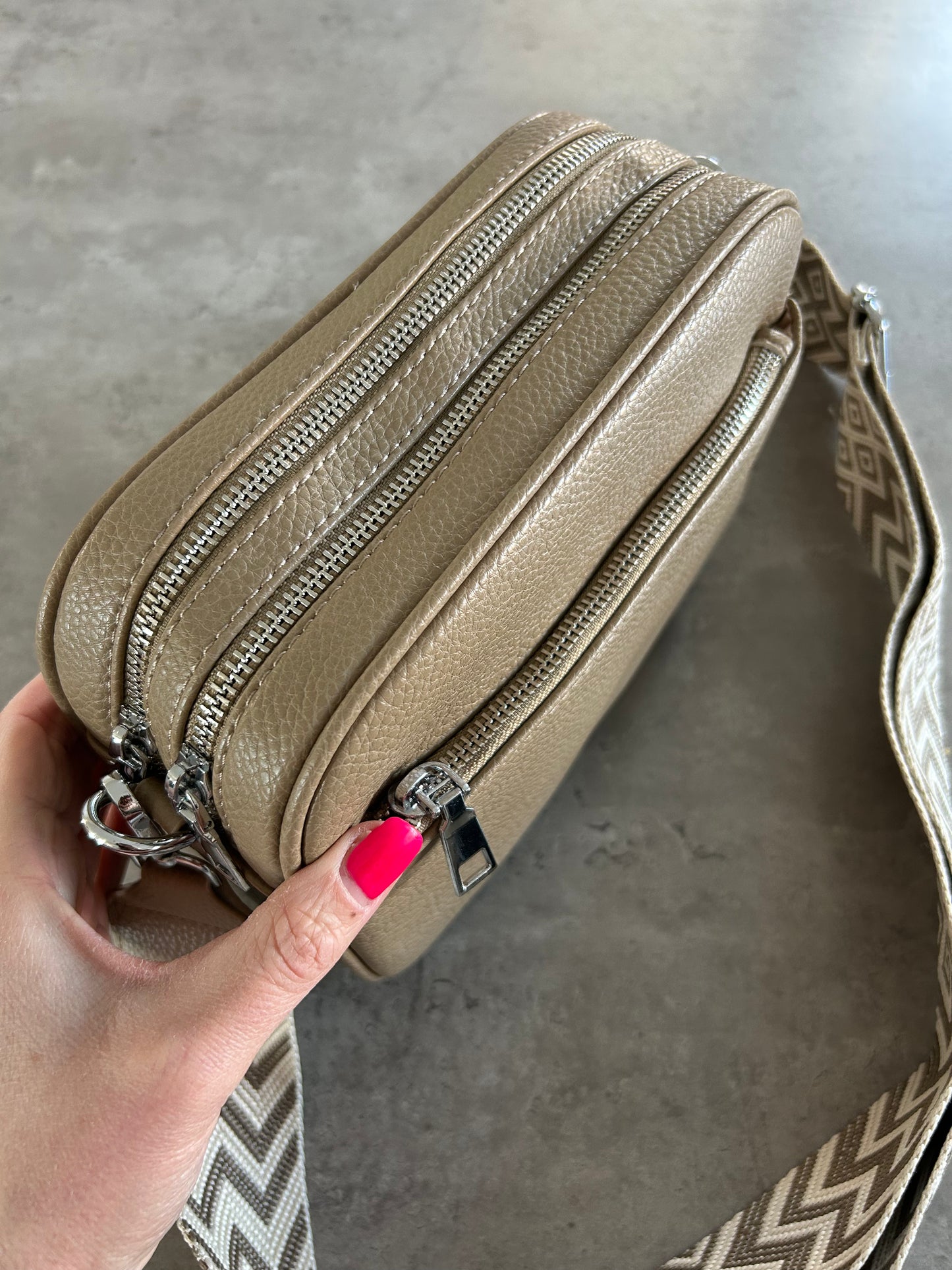 Anita - Aztec strap crossbody bag