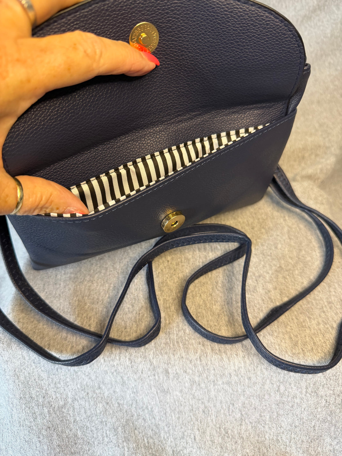 Jo-Jo - Faux Leather Clutch / Crossbody Bag