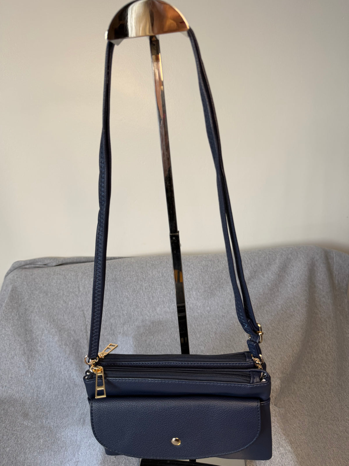 Jo-Jo - Faux Leather Clutch / Crossbody Bag