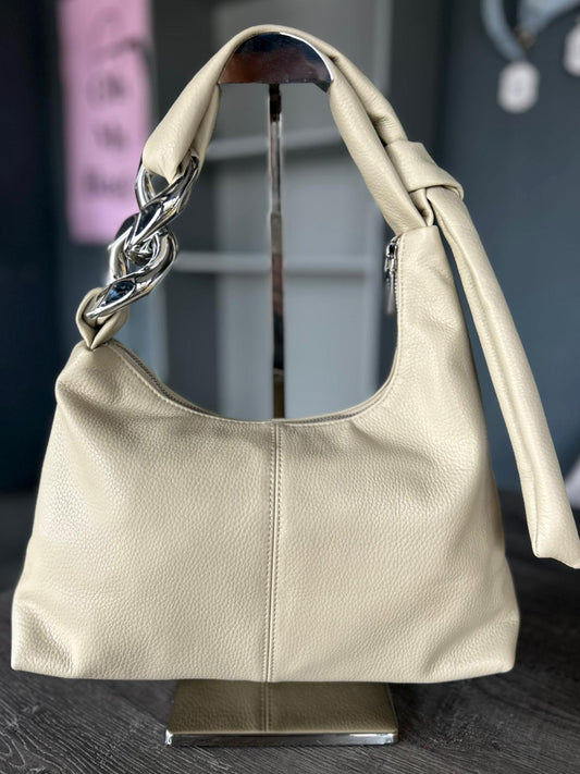 Jade - Soft Faux Leather Shoulder Bag