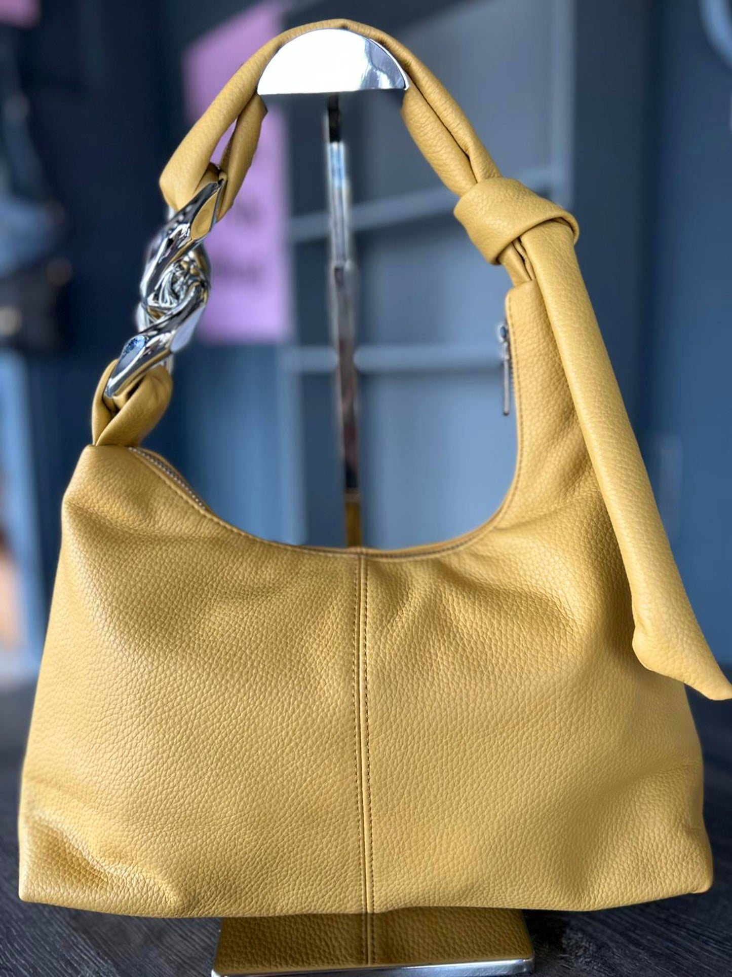 Jade - Soft Faux Leather Shoulder Bag