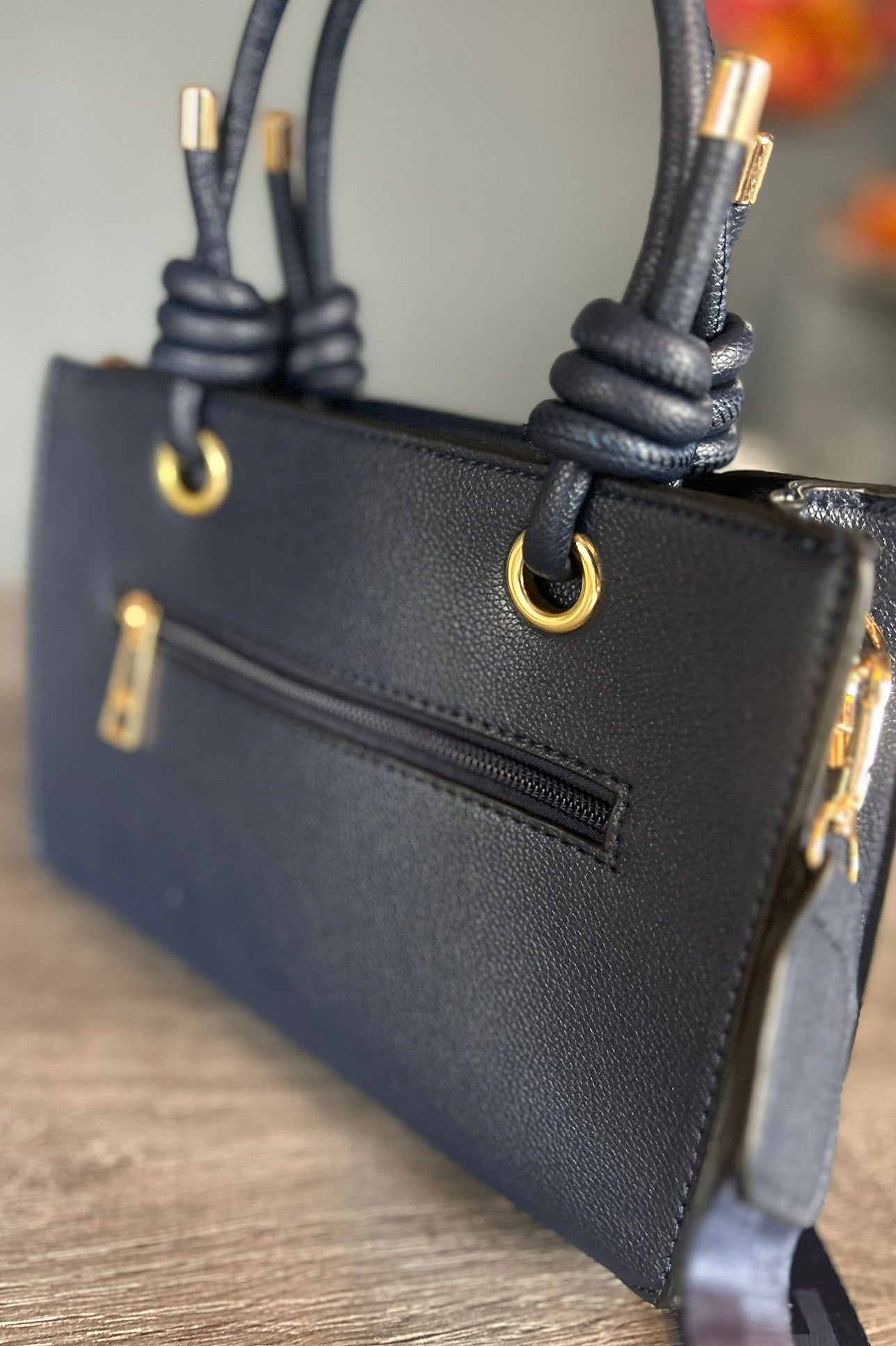 Katie - Knot Handle Tote Bag