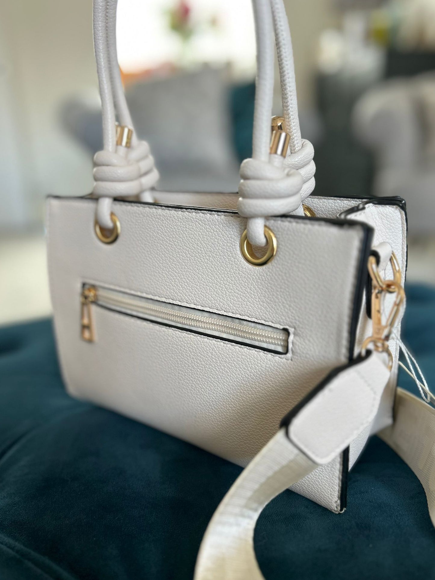 Katie - Knot Handle Tote Bag