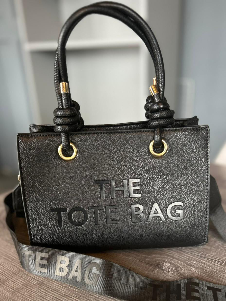 Katie - Knot Handle Tote Bag
