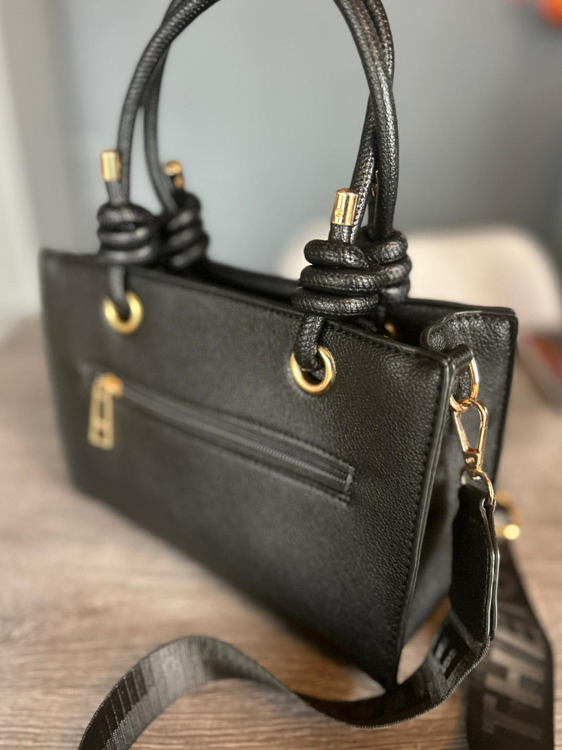 Katie - Knot Handle Tote Bag