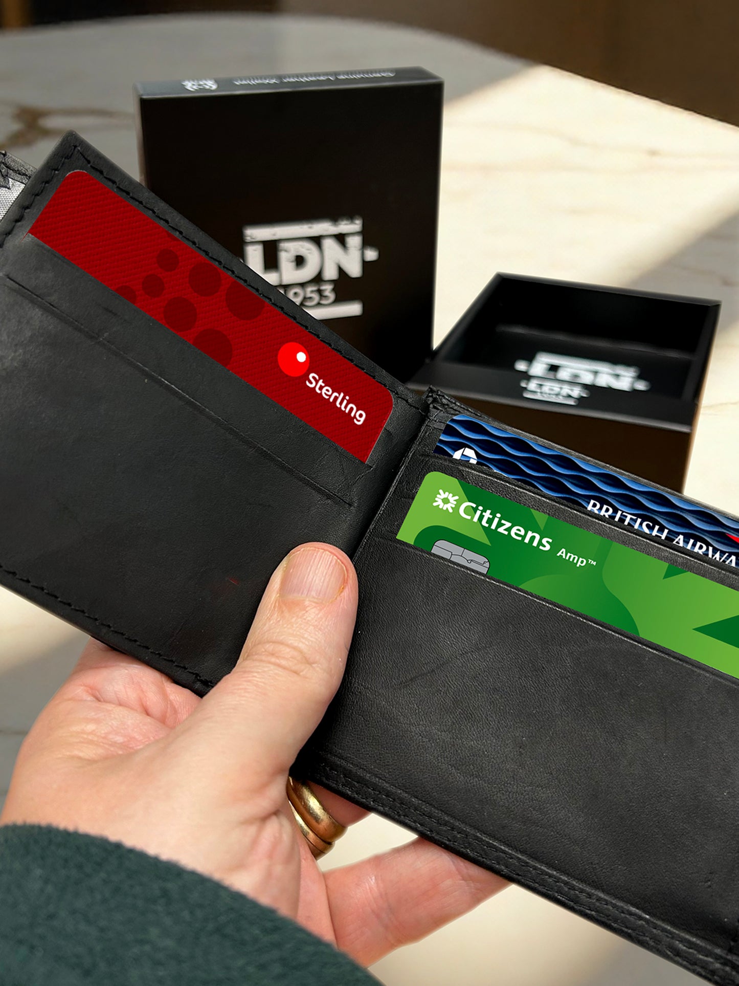 LDN Genuine Leather Wallet - RFID Protected