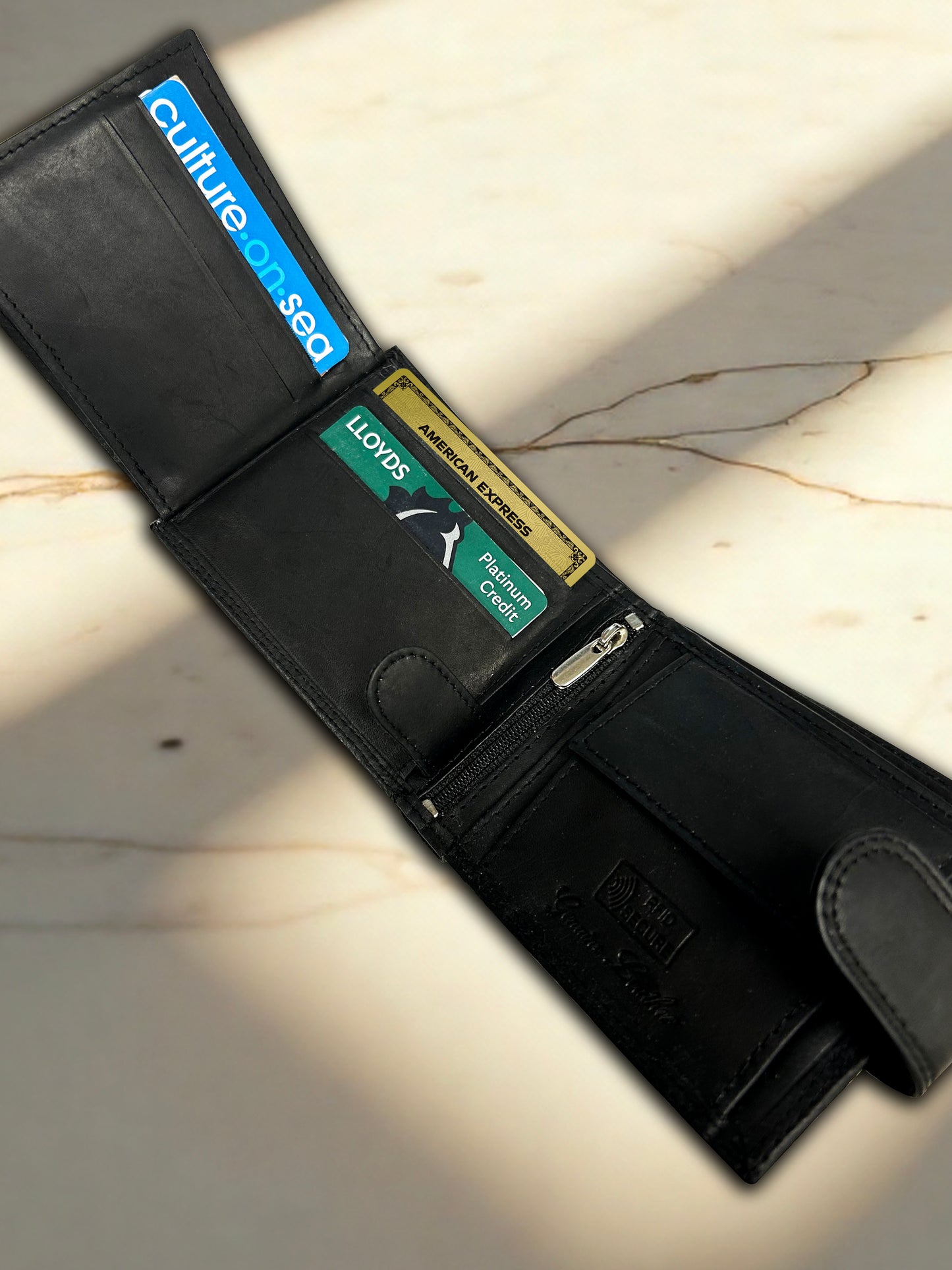 LDN Genuine Leather Wallet - RFID Protected