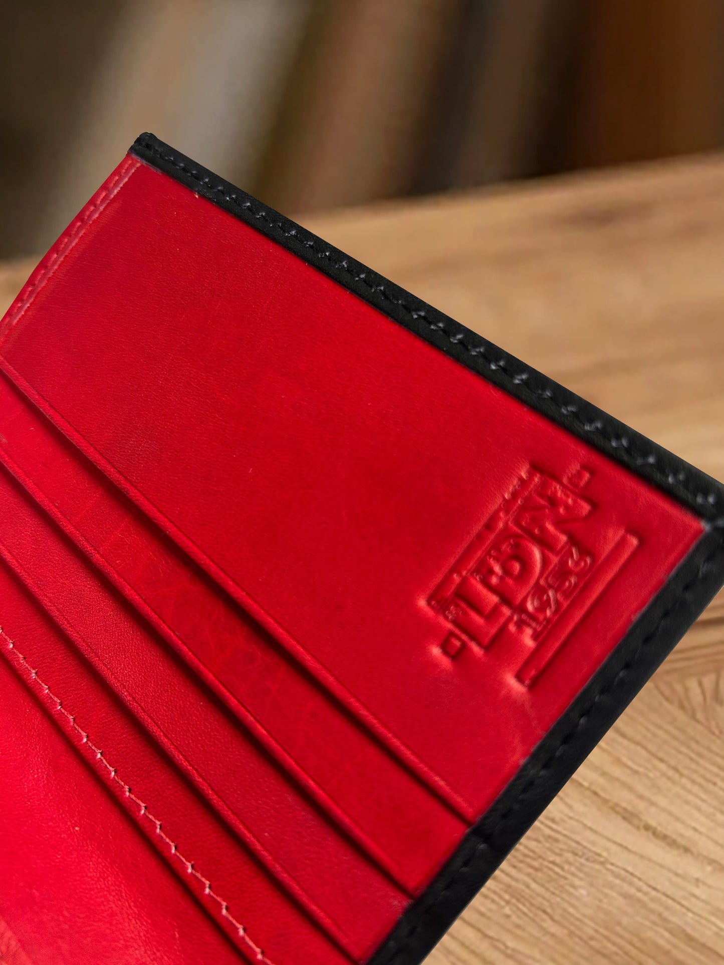 LDN Genuine Leather 2 Tone Slim Wallet - RFID Protected