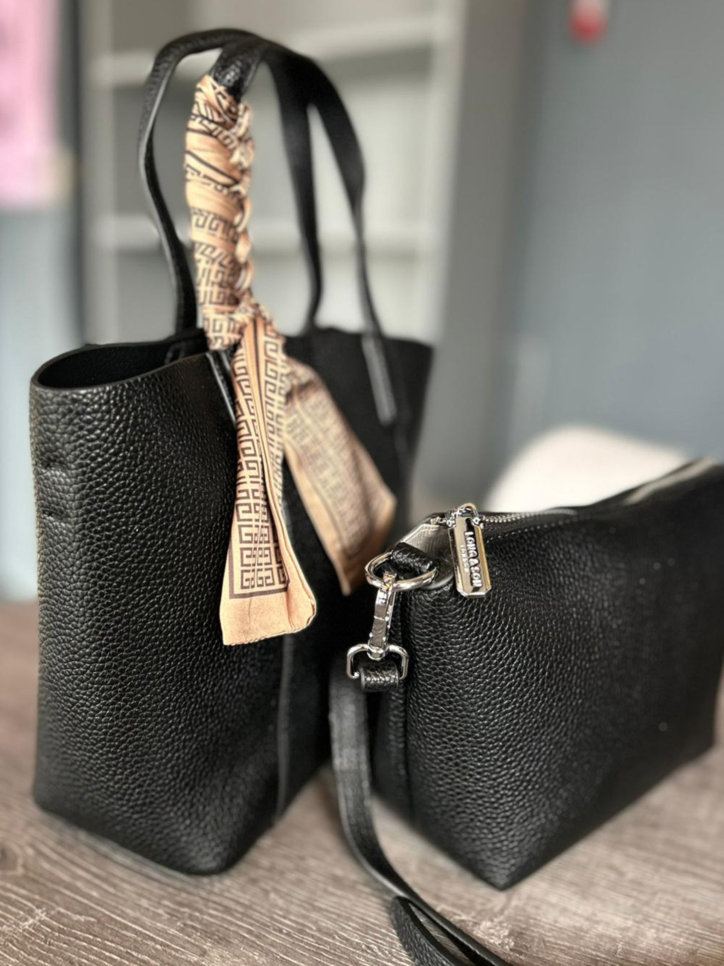 Lily - Soft Faux Leather 2 Bag Set